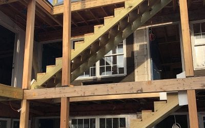 We’re building a stairway to heaven. ? . …Or maybe just up to the second floor and rooftop deck of the Boarding House. Same difference? ? . The Boarding House opens on May 17. Be one of the first to stay at Cape May’s newest hotel! Click the link in our bio ️ to book online today. . . . . .