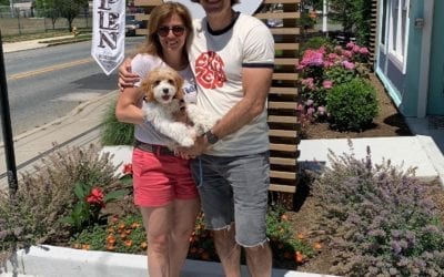 Archie  and his humans had a wonderful stay at the Boarding House and in pup-friendly Cape May! ️ . The Boarding House is located in the heart  of Cape May, in easy walking distance to lots of awesome restaurants and shops, and a breezy bike ride from the beach. . If you are planning to travel with your dog , please give us a call  at 609-884-4884. Dog-friendly rooms are limited and can only be booked via phone. . . . . . . . . . . .