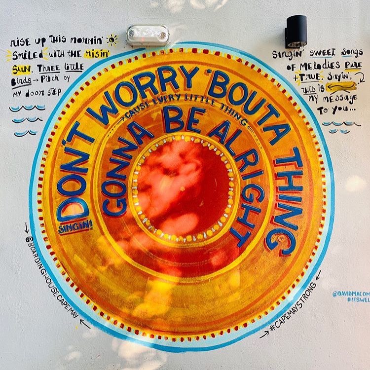 “Don’t worry  about a thing.  ‘Cause every little thing  is gonna be alright.” ️
.
Have you seen the mural that our friend @davidmacomber_dotcom created for us? It’s located on the back of our building. Not only is it a beautiful and cheerful piece of art , it also happens to be the perfect backdrop for selfies.
.
Check it out next time you’re at the Boarding House, and make sure to tag us in your photos!
.
📸: @alanlopz
.
.
.
.
.
.
.
.
.
.
.