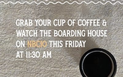 Tune in tomorrow!  / / Our very own Katie Sendell will be on NBC10 to chat about the Boarding House and Cape May. Grab your coffee ️(Boarding House Blend, if you have it!) and turn on NBC10 tomorrow (Friday, April 9) at 11:30am to check it out! . . .