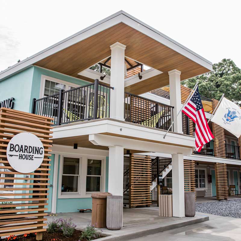 boarding house exterior | Cape May NJ